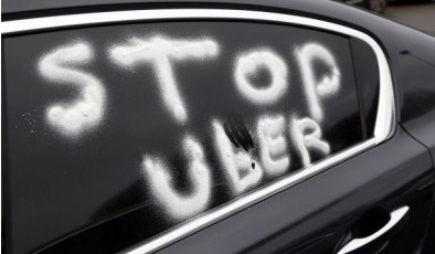 Украинские таксисты против Uber