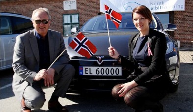 Треть проданных новых автомобилей в Норвегии – электрокары
