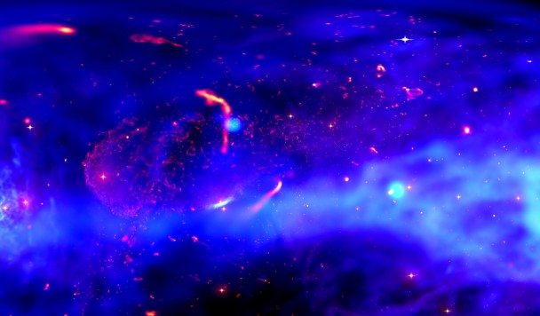 Ученые NASA создали трехмерную визуализацию ядра нашей галактики