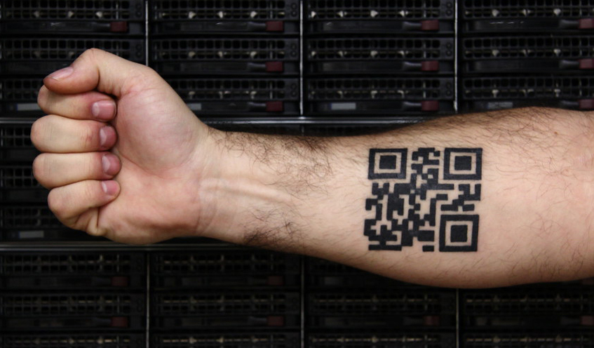 Почему татуировка с QR-кодом - очень плохая идея