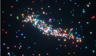 В Китае сотни светящихся дронов устроили невероятное небесное шоу