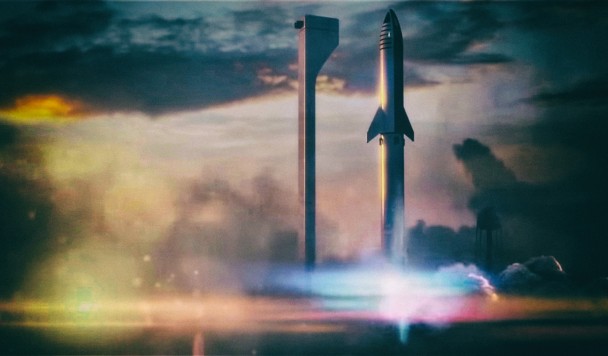 Ракета Илона Маска для полета на Марс будет иметь 41 двигатель