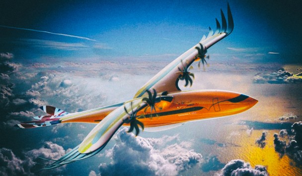 Airbus представил концепт самолета, вдохновленный хищными птицами