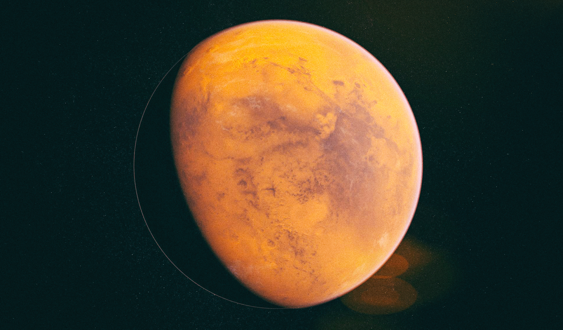 Сияние в ночном небе и другие загадочные явления Марса