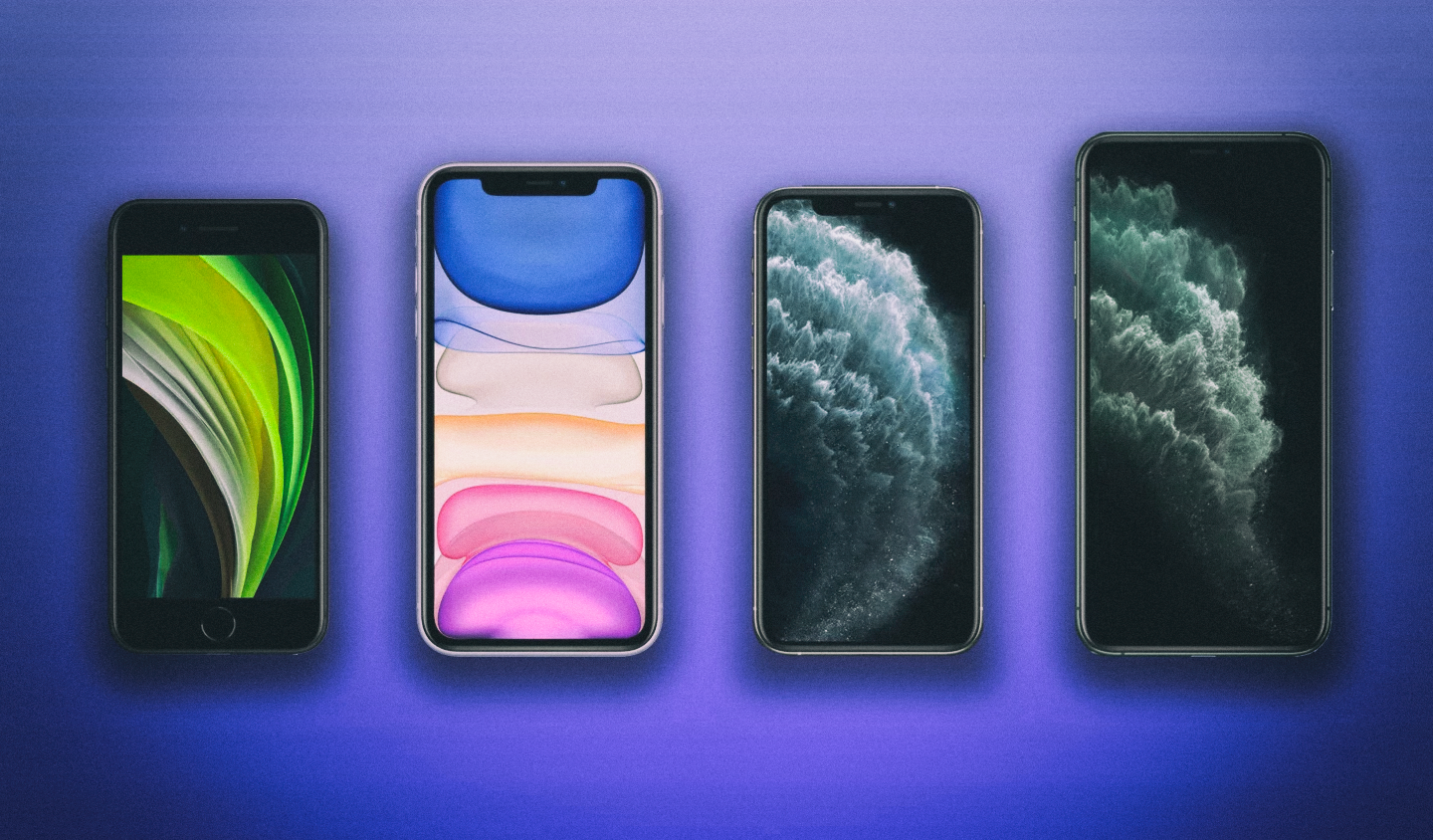 Сравниваем айфоны: iPhone SE 2020 против iPhone 11, 11 Pro и Pro Max