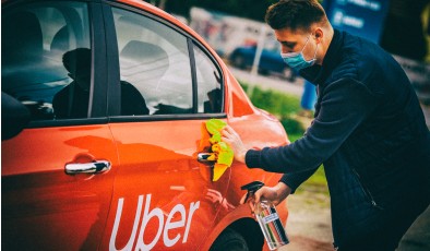 Uber запускает в Укриане функцию автоматического распознавания медицинских масок
