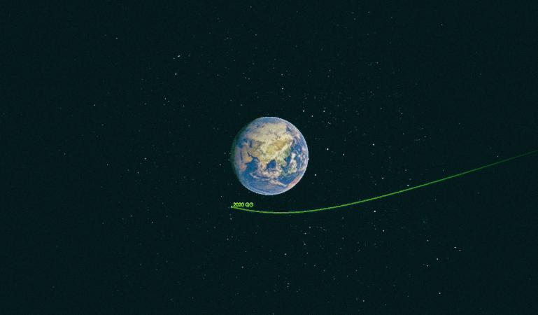 Астероид “оцарапал” атмосферу Земли