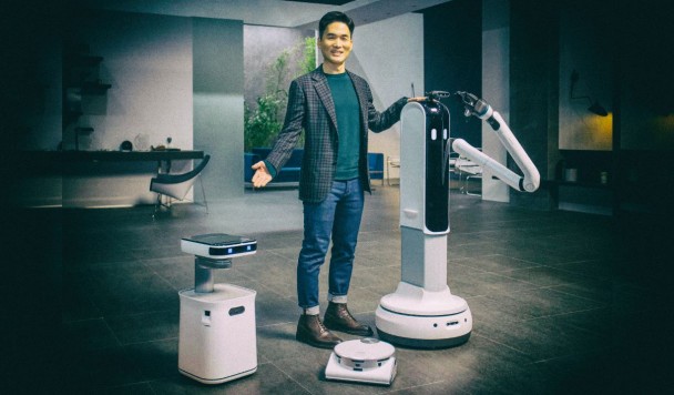 Samsung представил трио потрясающих бытовых роботов