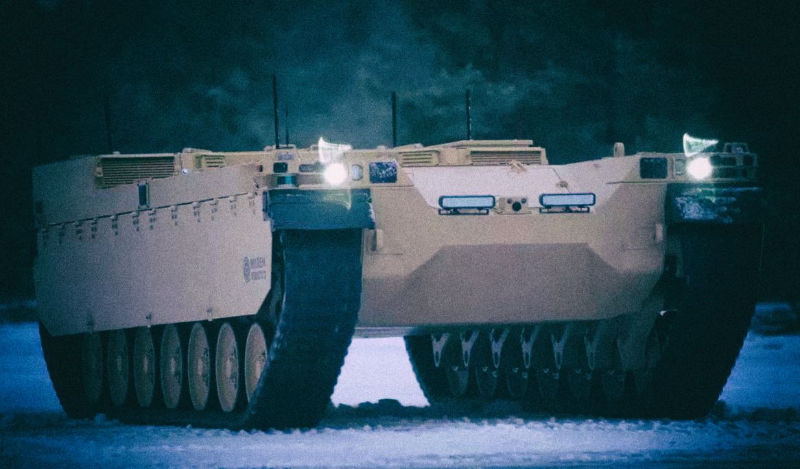 В Эстонии стартовали испытания умного беспилотного танка