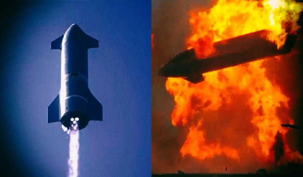 SpaceX впервые успешно посадила Starship. Но он все равно взорвался