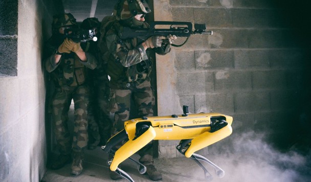 Французская армия испытала робота-пса Spot в боевой обстановке