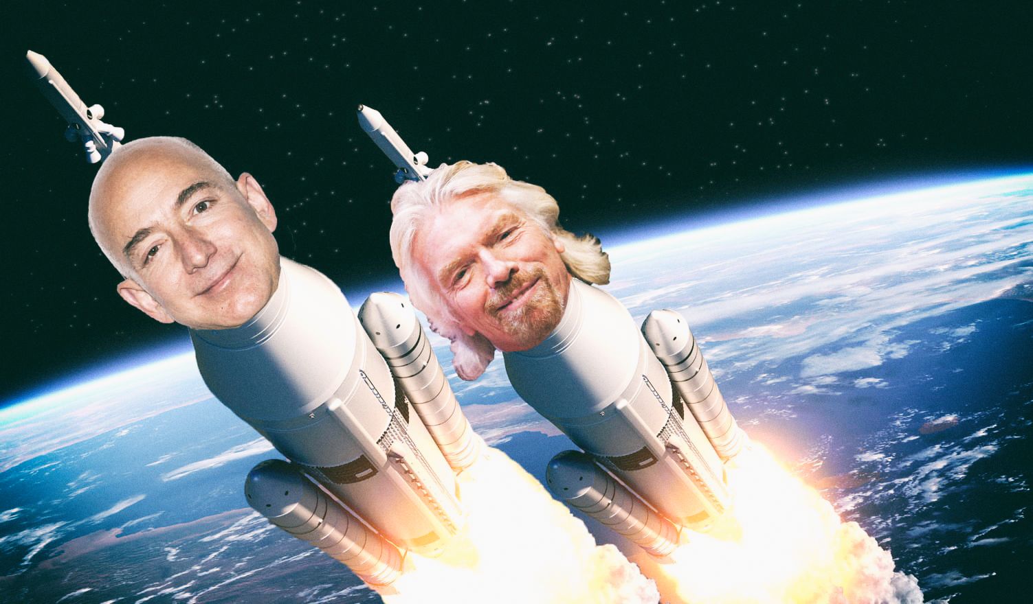 Космическая гонка: Миллиардеры наперегонки рвутся в космос