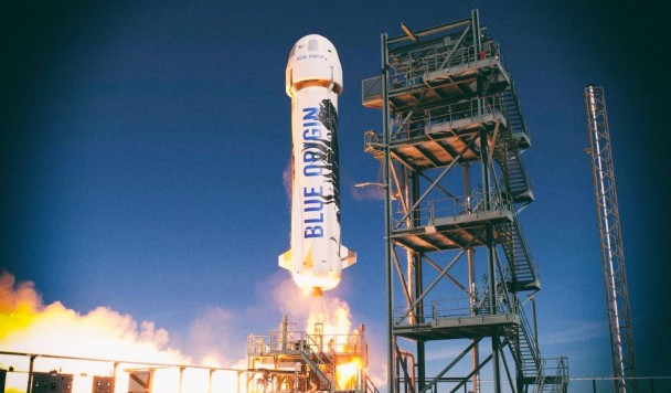 Первый билет на космический рейс Blue Origin продан за $28 млн