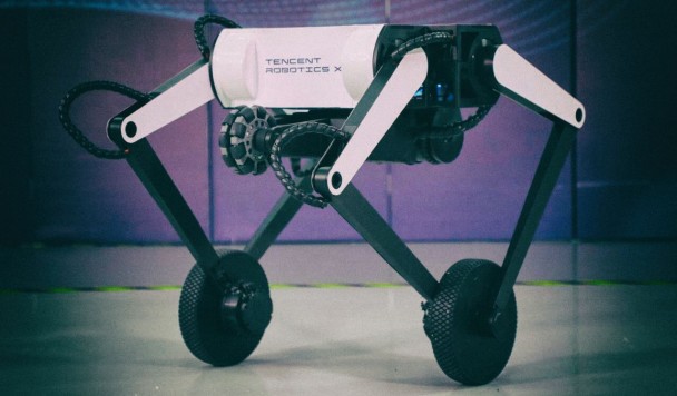 Представлен ловкий робот с ногами-колесами и хвостом