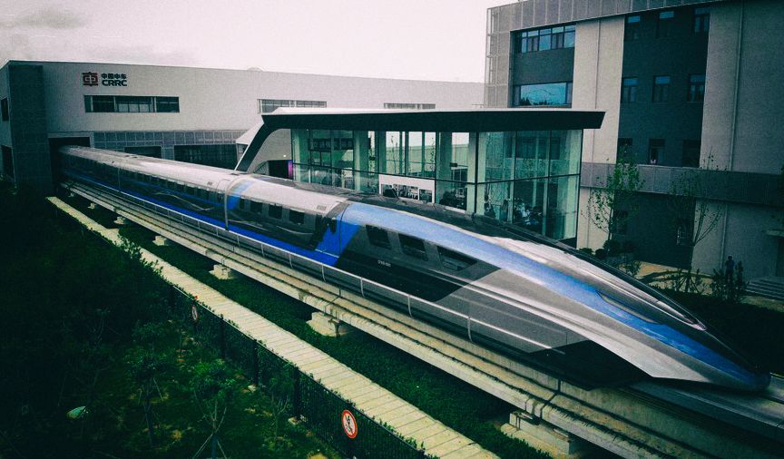 Китай представил сверхскоростной левитирующий поезд