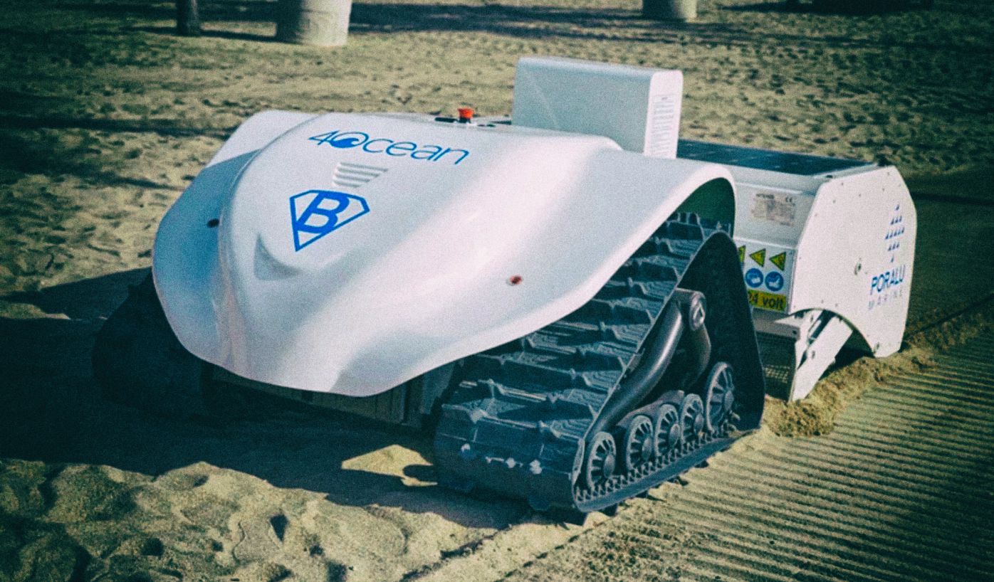 Разработан робот для уборки пляжей