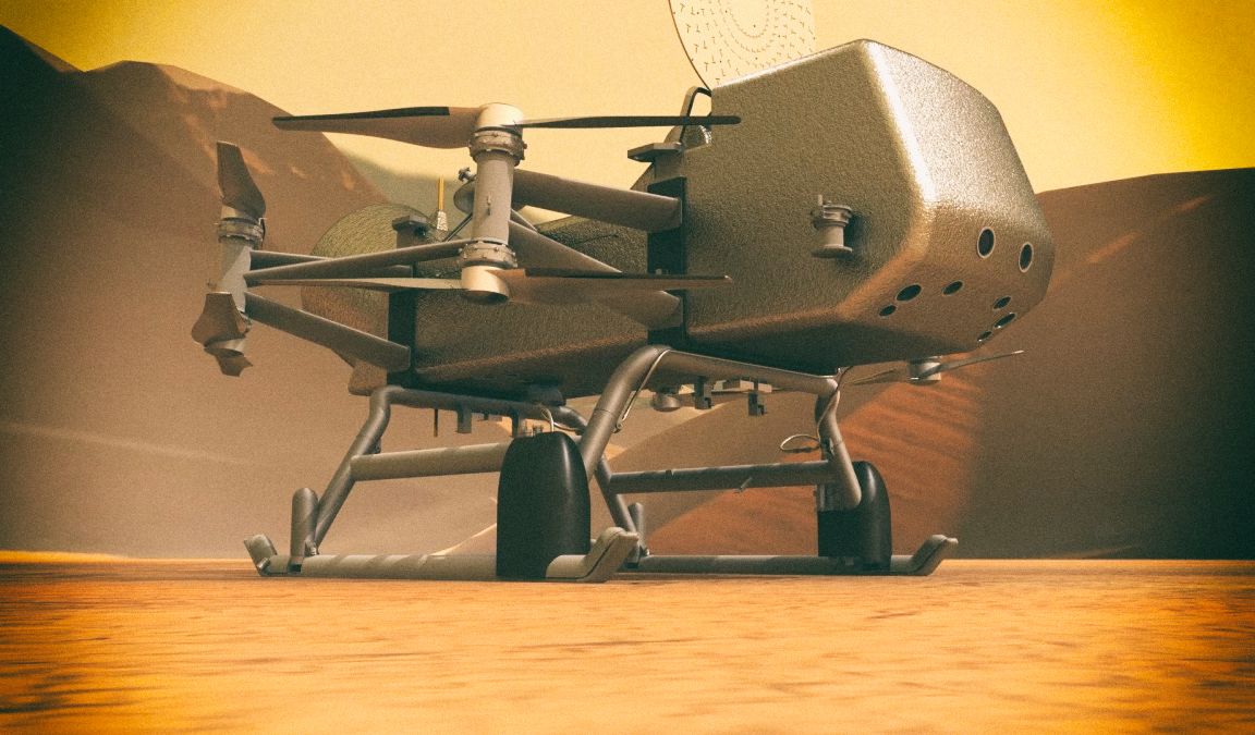 NASA строит дрон для поиска жизни на Титане
