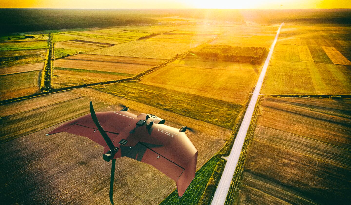 Создан необычный гибридный дрон с возможностью посадки на хвост
