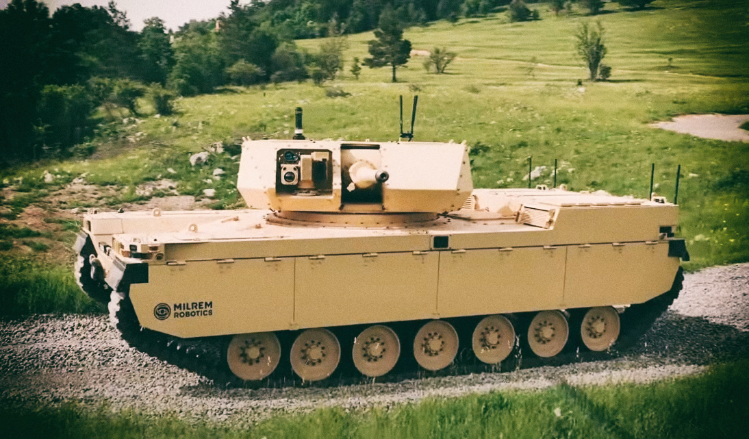 Эстонско-норвежский роботизированный танк успешно прошел боевые испытания