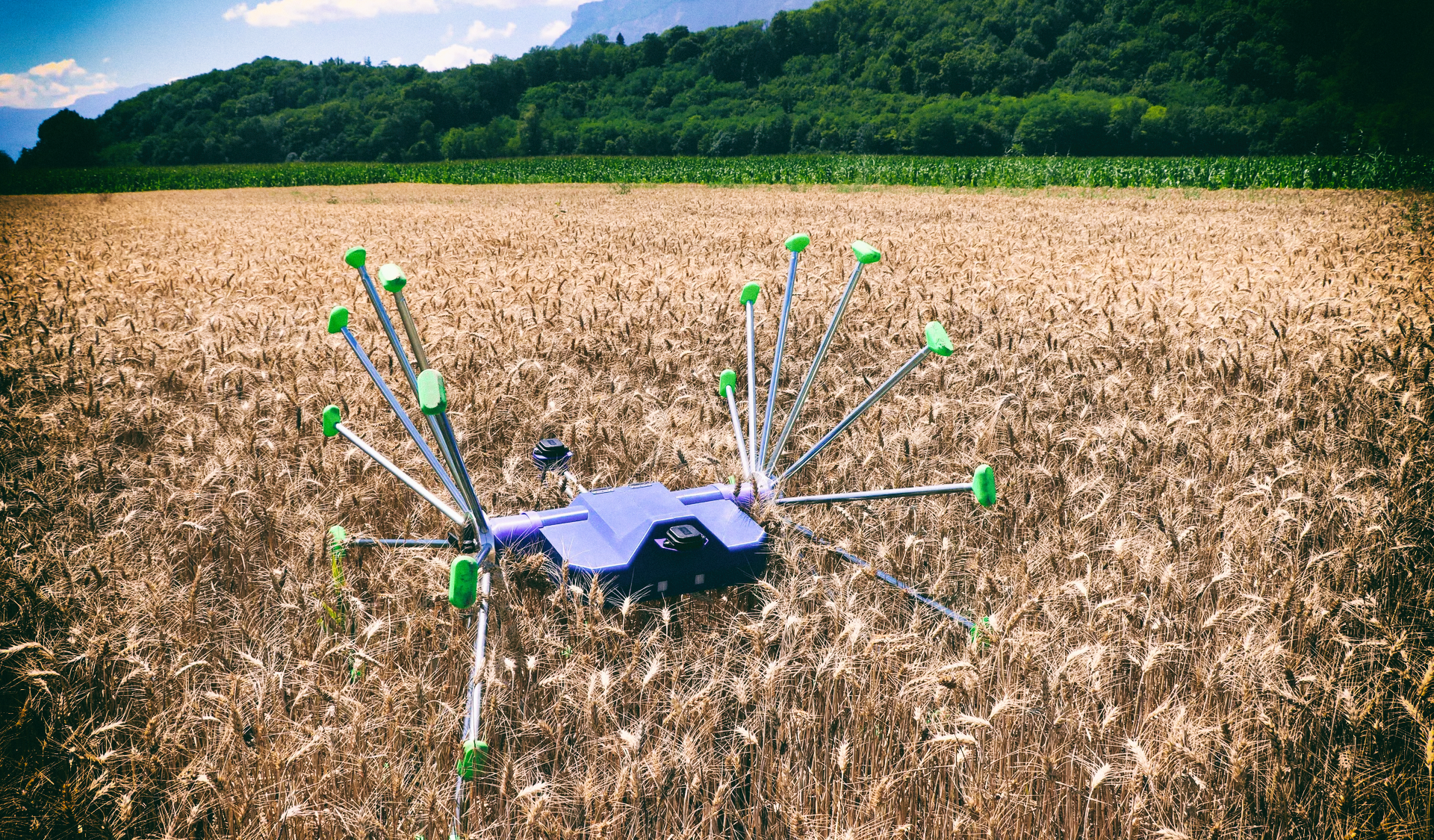 Представлен робот-агроном для контроля состояния посевов