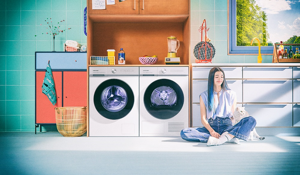 Samsung оголошує про початок продажів пральних та сушильних машин зі штучним інтелектом Samsung Bespoke AI