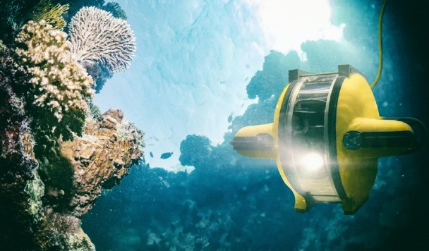 Подводный робот добывает ресурсы со дна моря, не вредя окружающей среде