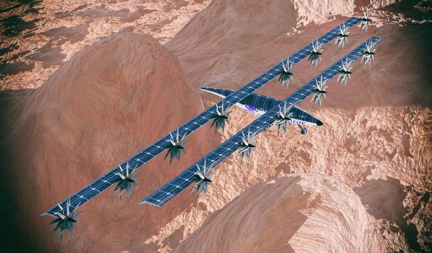 NASA планирует создать беспилотный самолет для полетов на Марсе