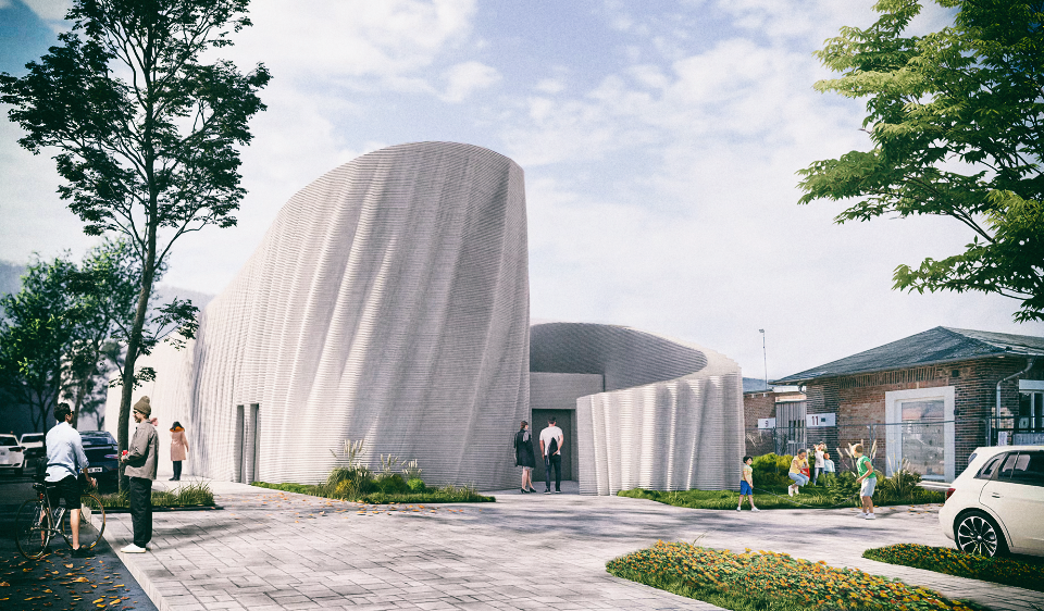 Самое большое 3D-печатное здание в Европе возведено за 140 часов