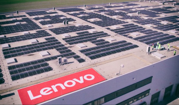 Компанія Lenovo збільшує використання сонячної енергії на європейському виробництві