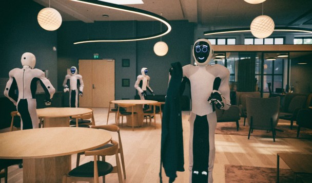Компания 1X показала многозадачных роботов-уборщиков, управляемых голосом
