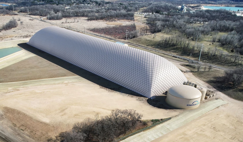 Гигантская батарея Google использует углекислый газ для хранения энергии