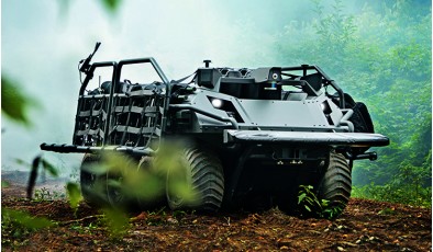 Робот-амфибия Rheinmetall успешно вышел из моря на берег