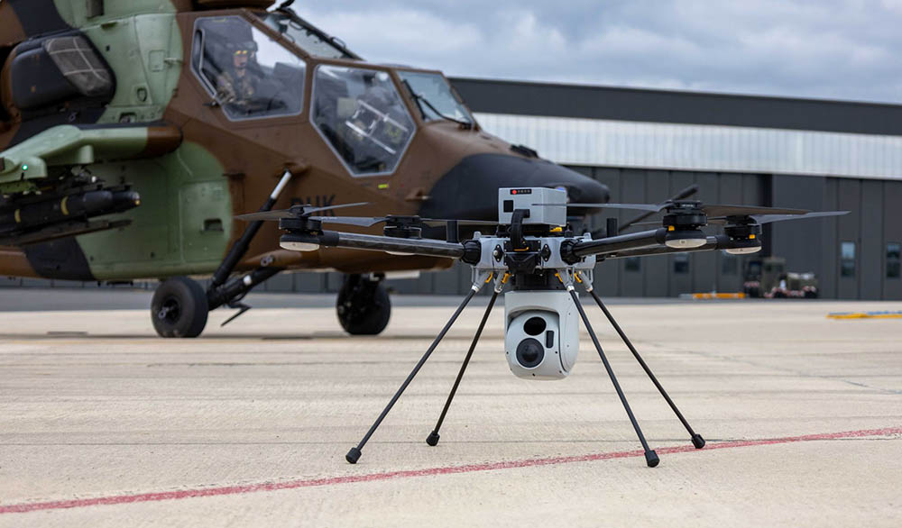 Французские дроны научились наводить ракеты лазером