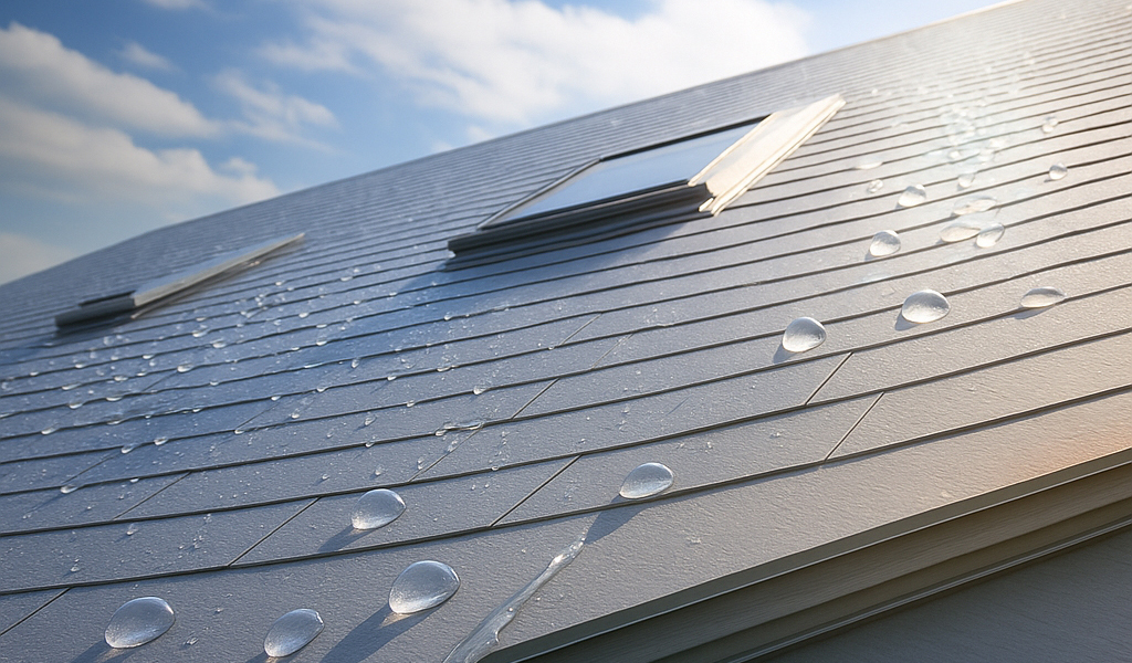 Создана краска, которая охлаждает крышу и собирает воду из воздуха