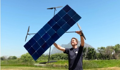 Солнечный дрон без батарей летает, пока на него светит солнце