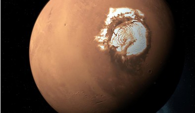 Новые данные могут указывать на наличие водоема под льдами Марса