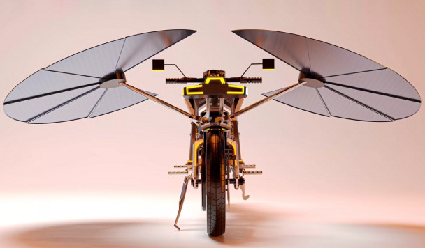 Представлен концепт электромотоцикла на солнечных батареях