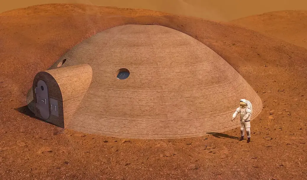 Бактерии-строители: учёные предложили выращивать дома из марсианского грунта