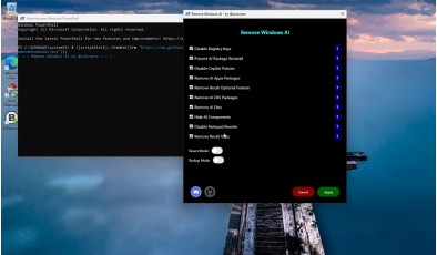 Создан скрипт, который разом удаляет встроенные ИИ-компоненты Windows 11