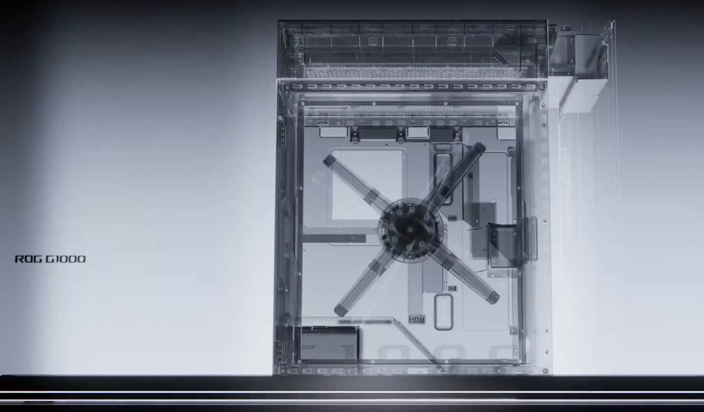 Asus показала корпус для ПК с вращающимся голографическим дисплеем