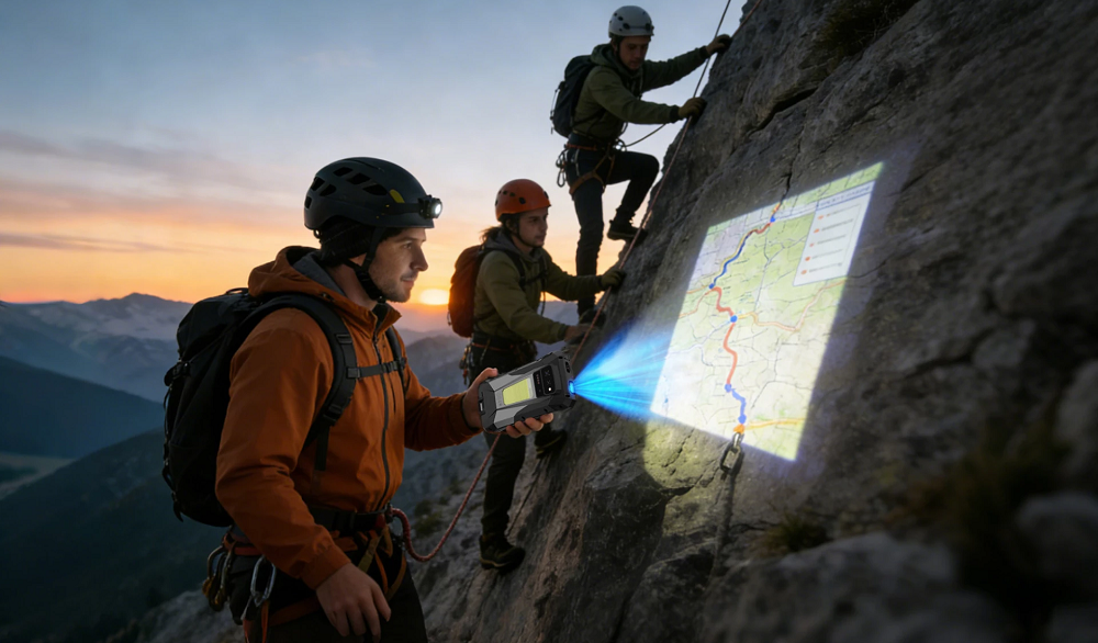 Представлен защищенный смартфон со встроенным проектором