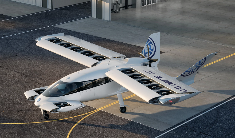 Летательный аппарат с раздвижными крыльями X7 получил новую систему двигателей