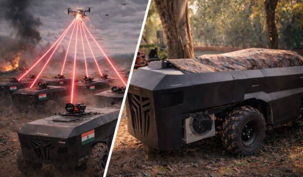 Индия представила компактного лазерного робота для уничтожения беспилотников