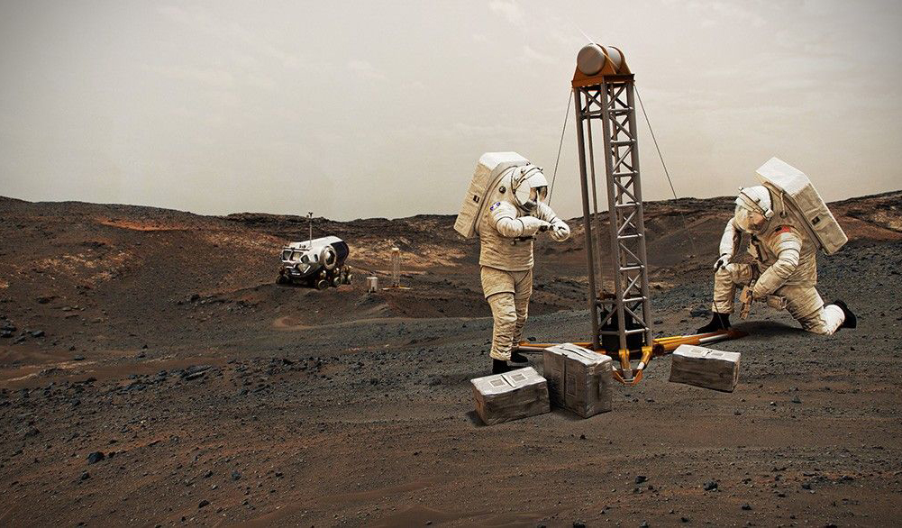 Человеческие отходы превратят марсианскую пыль в плодородную почву