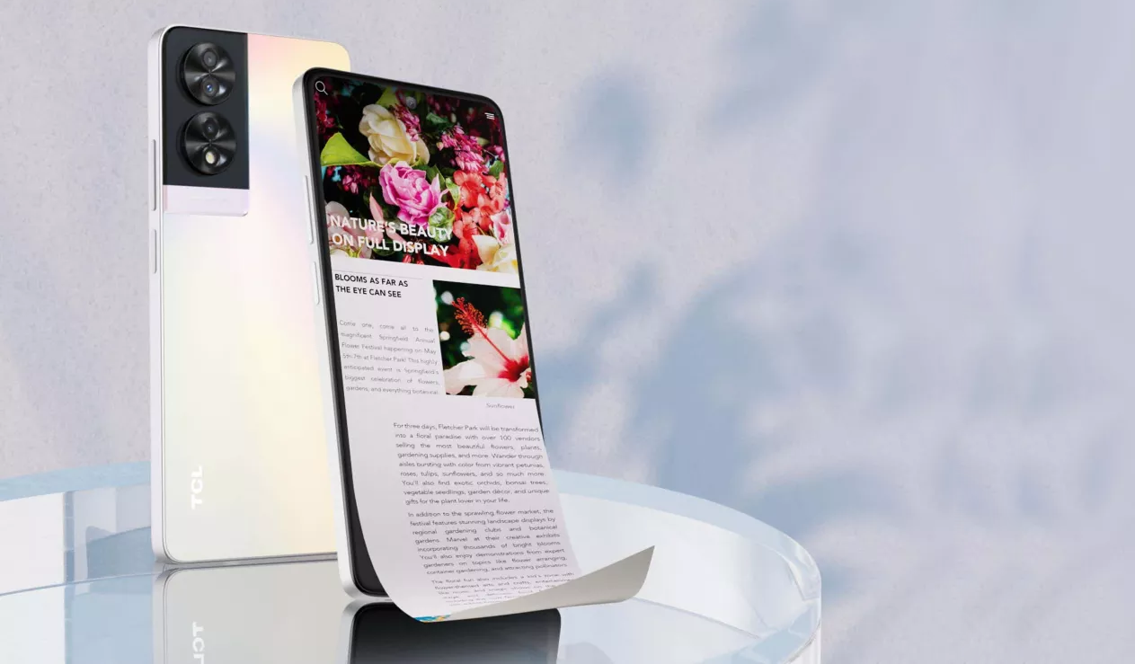 TCL делает ставку на «бумажный» AMOLED: концепт Nxtpaper нового поколения
