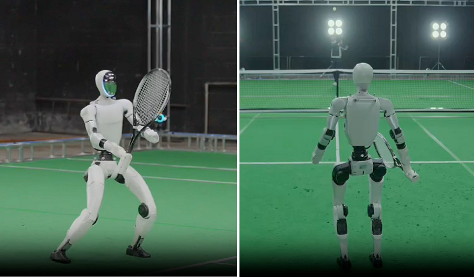 96,5 % точности: китайцы научили робота играть в теннис