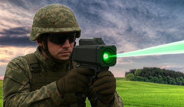 Лазерное ружьё против дронов: Lyocon создала портативную лазерную винтовку