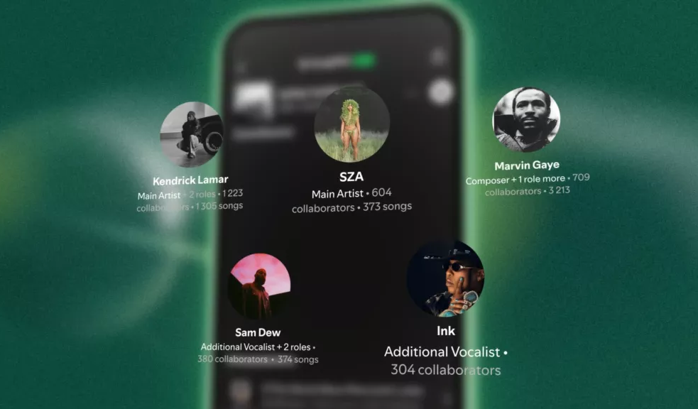 Spotify раскрывает «ДНК» песен: новая функция покажет всех, кто создавал ваш любимый трек