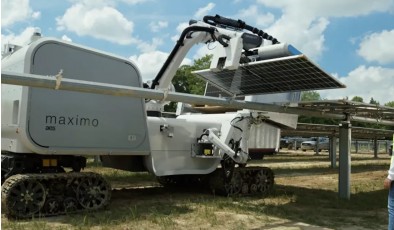 Роботы самостоятельно установили 100 МВт солнечных панелей