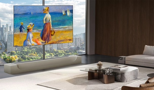 LG представила телевизор толщиной 9 мм с полностью беспроводным подключением